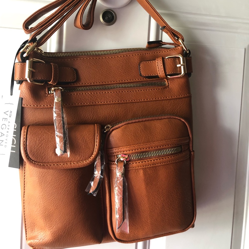 SG SUGU Katie Lightweight Medium Crossbody Bag Shoulder Bag with Multi Pocket